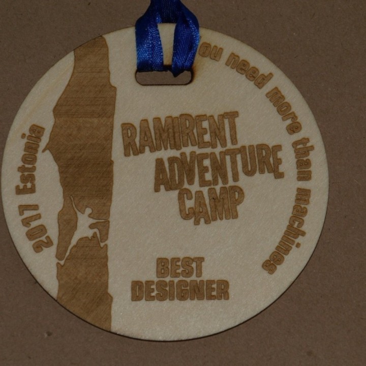 Деревянные медали с индивидуальной гравировкой