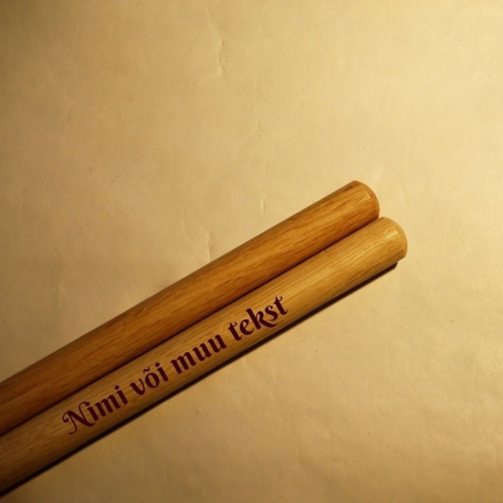 Барабанные палочки 5A с индивидуальной гравировкой