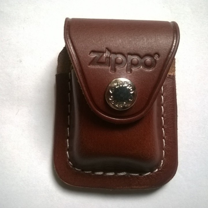Zippo футляр на пояс с индивидуальной гравировкой