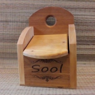 Деревянная солонка с индивидуальной гравировкой