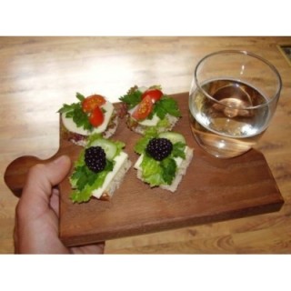 Деревянная сервировочная доска Puzzle с индивидуальной гравировкой