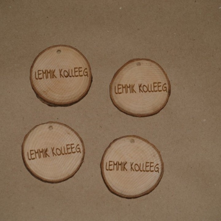 Деревянные Свадебные медали с индивидуальной гравировкой