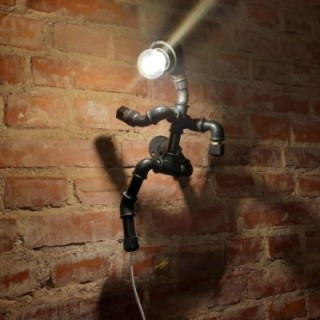 Лампа из труб "Альпинист"