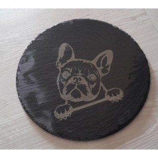 Каменная подставка 10см с индивидуальной гравировкой