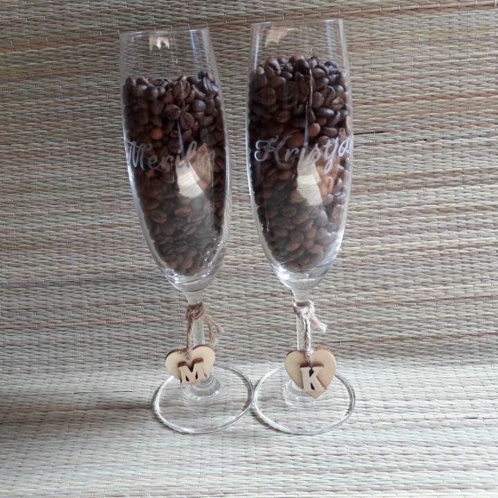 Бокал для шампанского с индивидуальной гравировкой