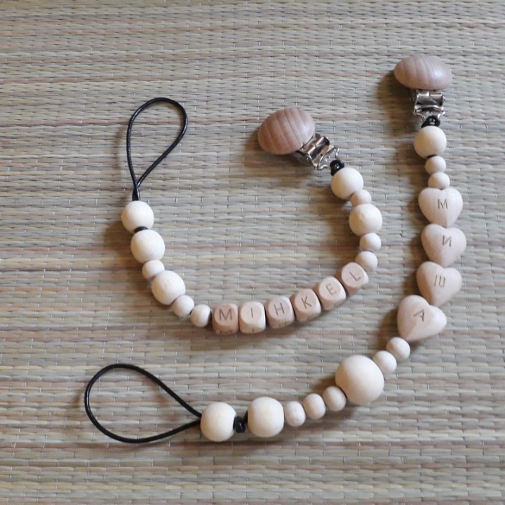 Держатель для соски с индивидуальной гравировкой