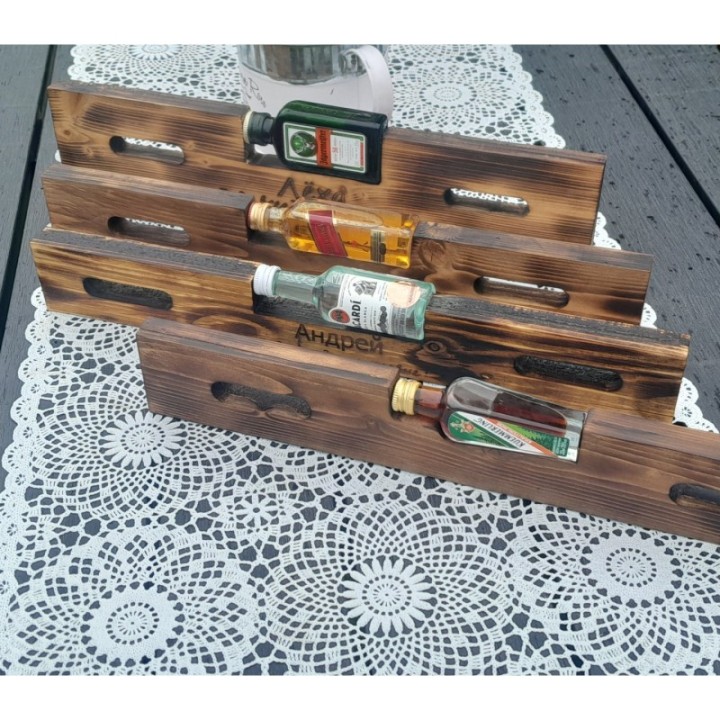 Деревянный нож с индивидуальной гравировкой