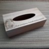 Деревянная коробка для салфеток с индивидуальной гравировкой