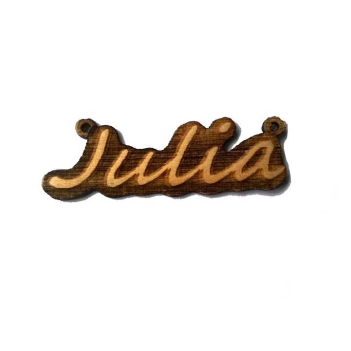 Персональный медальон из фанеры