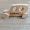 Wooden car with personal engraving