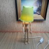 Handmade man or woman lamp with personal engraving