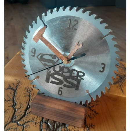 Handcraft clock with personal engraving