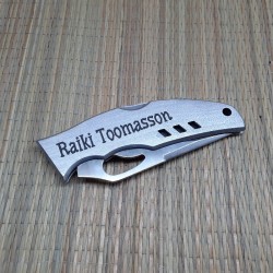 Taskunuga personaalse graveeringuga