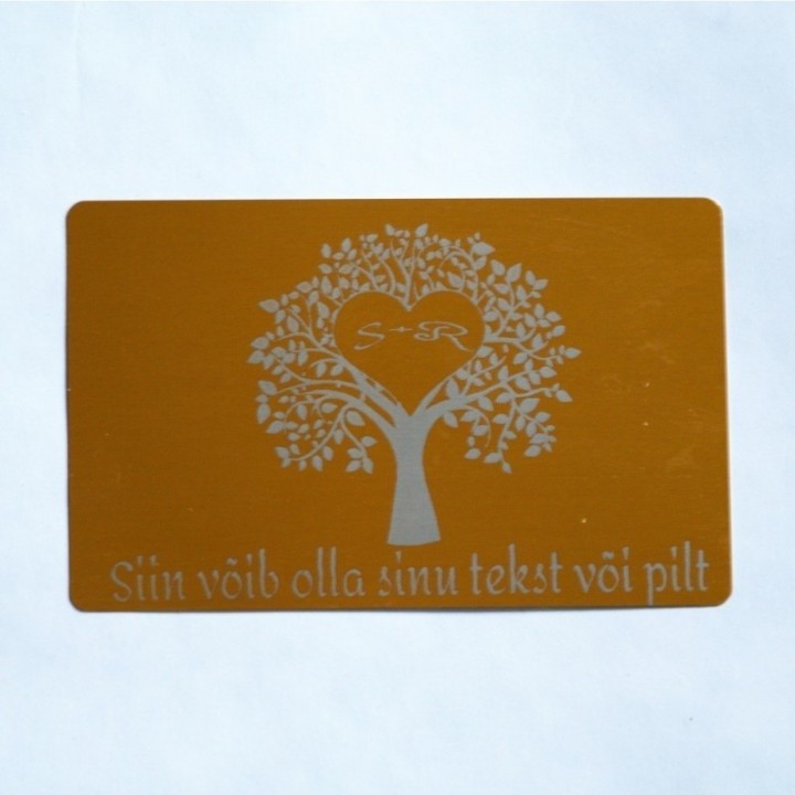 Пригласительные визитки 25шт с индивидуальной гравировкой