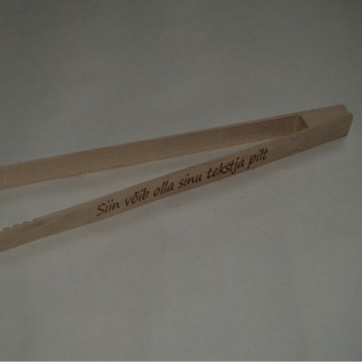 Деревянные щипцы для гриля с индивидуальной гравировкой